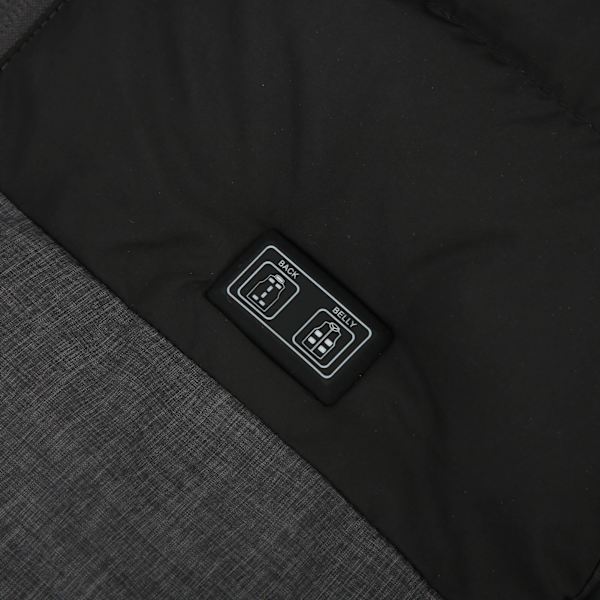 Uppvärmd väst 11 värmezoner 3 växlar temperatur Lätt unisex bärbar USB värmejacka för vinter M