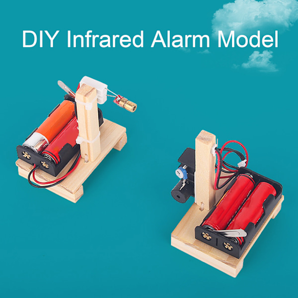 DIY Infrarödlarm Modell Pedagogisk Studenter Vetenskapsexperiment Teknik Leksaksset