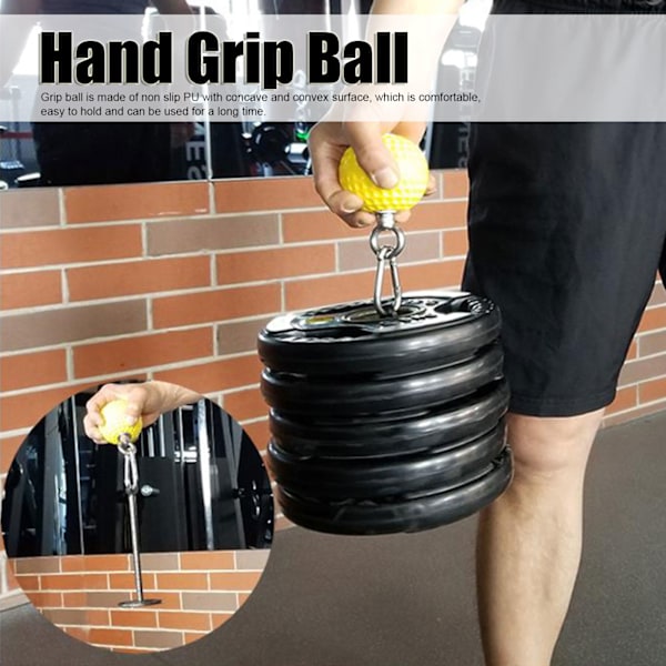 Handgreppsstärkare Handledsstödförstärkare Handövningsboll med justerbar vikt för styrketräning 72 mm