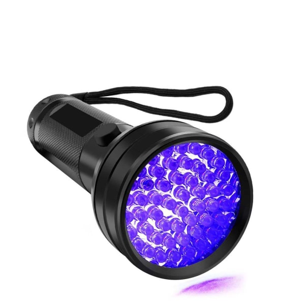 UV Ficklampa, 51 LED UV Ljus Ficklampa, Ficklampa Stain Detect