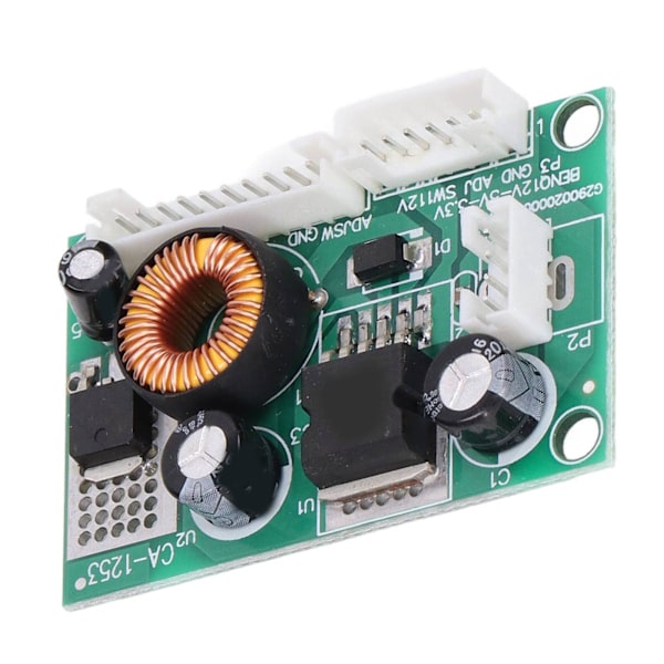 2 st Spänningsomvandlarmodul PCB LCD Strömförsörjningskort med 3 gränssnitt 12V till 5V 3.3V