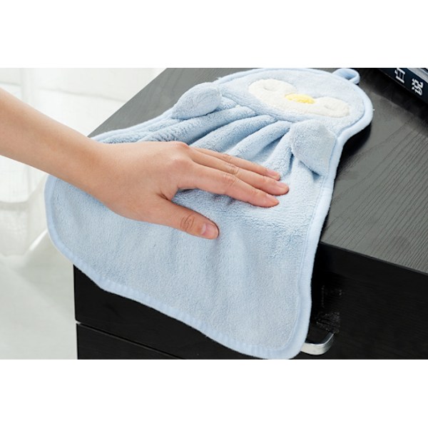 3-pack söta handdukar - ultratjocka handdukar för barn till badrummet, tecknade djur, mikrofiber, absorberande handdukar för kök och badrum
