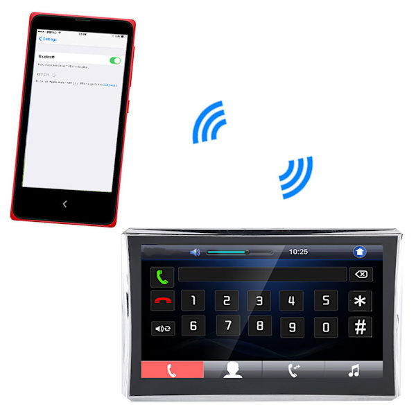 7 Tums Pekskärm Bilnavigator GPS Navigation 256M 8GB FM Bluetooth Nordamerika Gratis Kartor