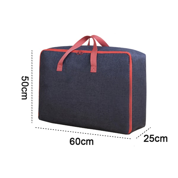Fuktsäker förvaring Rörlig resväska med handtag, blå, XL