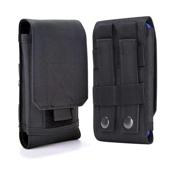 Universal Taktisk Holster Armé Mobiltelefon Bältesväska Säkerhetspaket Bärtillbehör Kit Midjeväska Fodral Kompatibel iPhone 13