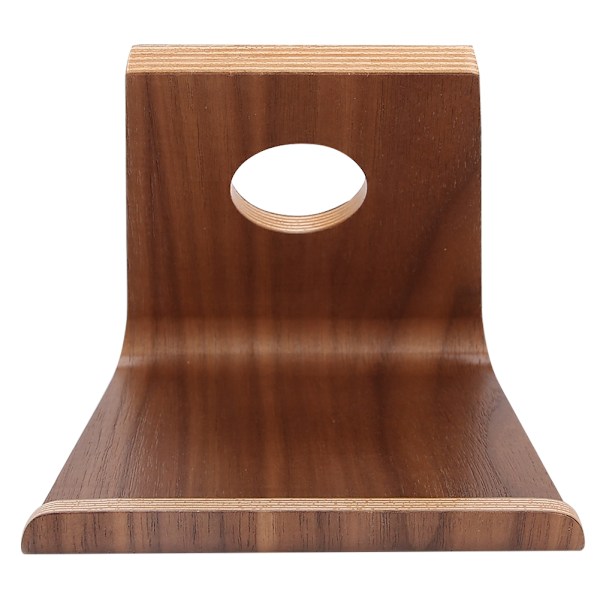 Universell Tabletthållare med Multi-Vinkelanvändning, Ergonomisk Design Naturligt Träställ för Mobiltelefon Docka, Trämaterial Konst Hantverk Estetik,