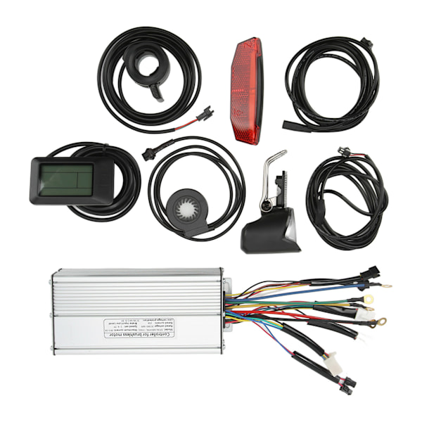 Elcykel Konverteringskit LCD7U Mätare 30A Sinusvågs Kontrollsystem för 48V 1000W Motor