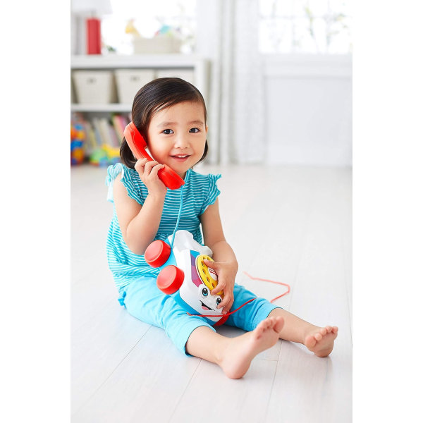 Fisher-Price Chatter Telefon, Klassisk Dragleksak för Spädbarn