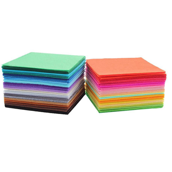 1 st DIY färgglad filttyg - 40 färger 30*20cm (40 ark per förpackning)