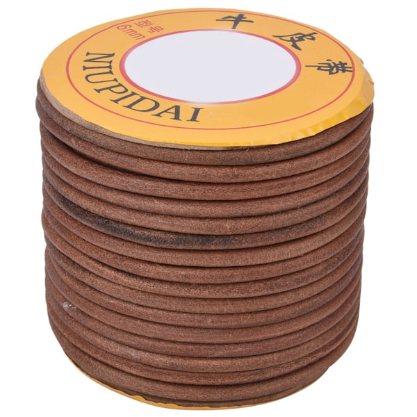 Sy Maskin Läderbälte 20m Sy Maskin Multifunktion Ko Läderbälte(6mm )