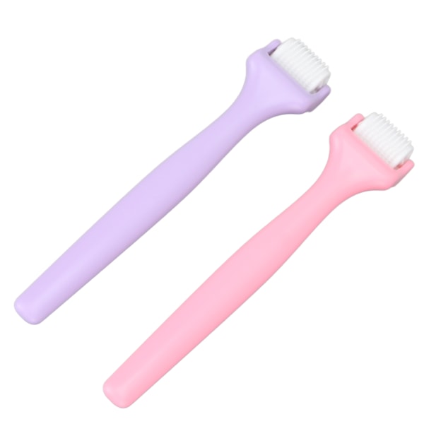 2 st Ansiktsmassage Roller Skönhet Tar Bort Fina Linjer Främjar Absorption Manuell Hudroller