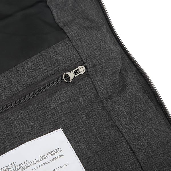 Uppvärmd väst 11 värmezoner 3 växlar temperatur Lätt unisex bärbar USB värmejacka för vinter M