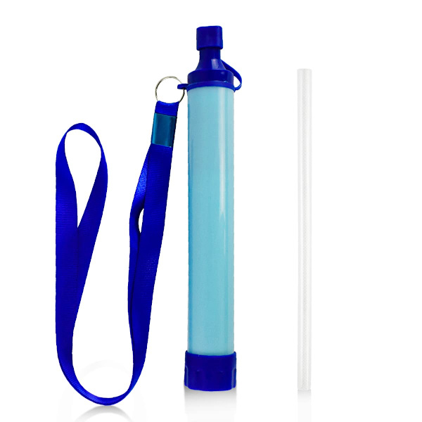 Personligt vattenfilter, utomhusvattenfilter resefilterflaska, 1500L minivattenfiltreringssystem bärbart vattenfilter för utomhusbruk för camping