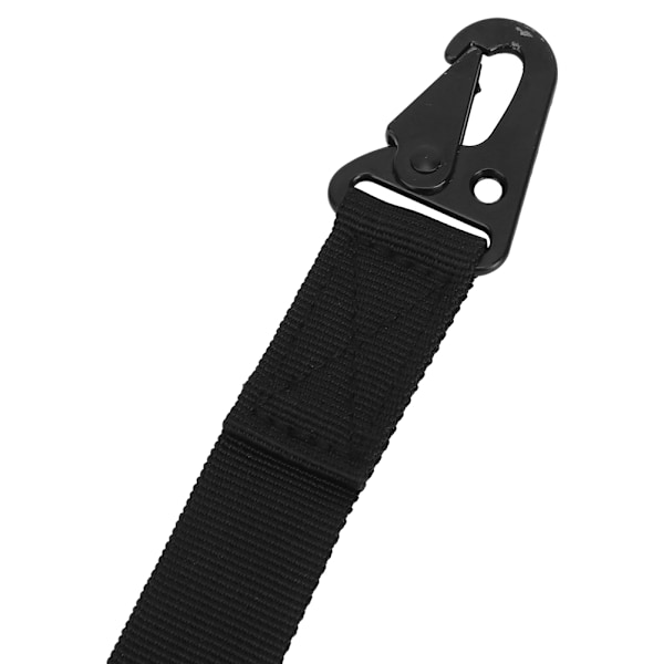 Svart nylon taktik två punkter multifunktion sling fält operation vikt rem för fastsättning utomhusutrustning multifunktion sling