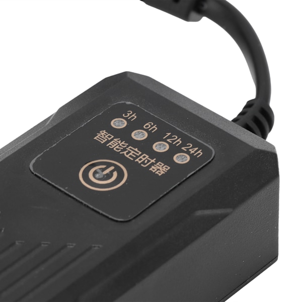 Akvarietimer Aquarium Ljustimer Akvarium Timing Socket Justerbar Akvarium Timer Controller 110‑220V EU-kontakt