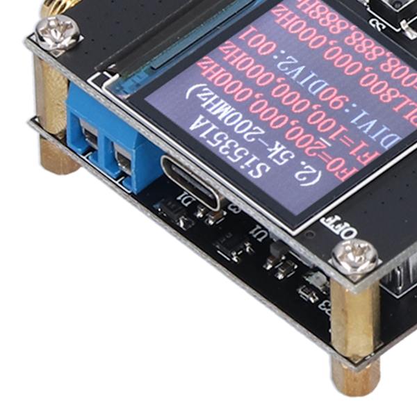 Klocksignalgenerator Självskärmande PCB-verktyg för detektering av 5V 2,5K‑200MHZ SI5351A