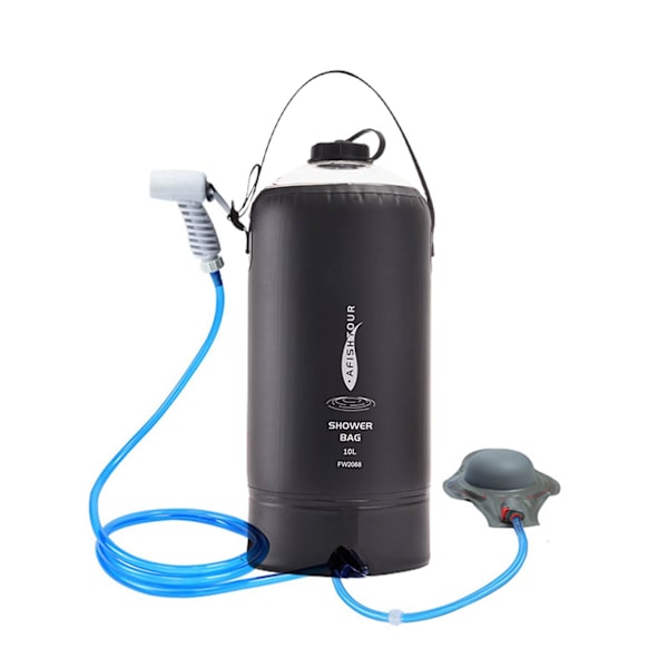 10L Camping Duschväska Utomhus Duschväska PVC Bärbar Solvärme Duschväska Camping Vattenförvaringsväska