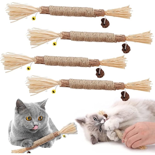 4 st katt tuggpinnar, kattmyntapinne, kattmyntapinnar, kattgräs pinne, molar katt interaktiv pinne, kattmynta leksakspinnar, katt leksakspinne,