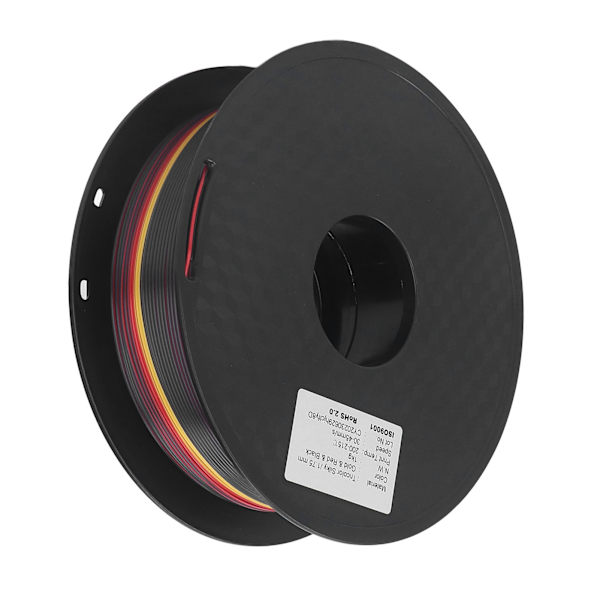Silke Filament 1.75mm PLA Trippel Färg Guld Röd Svart Stark Hållfasthet 3D-skrivarfilament