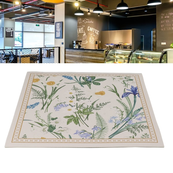 Kaffebarmatta Hushålls Kaffemaskin Kylskåp Tvättmaskin Mikrovågsugn Matta Läder Smutsresistent Vattentät Skyddsdyna 36x46cm