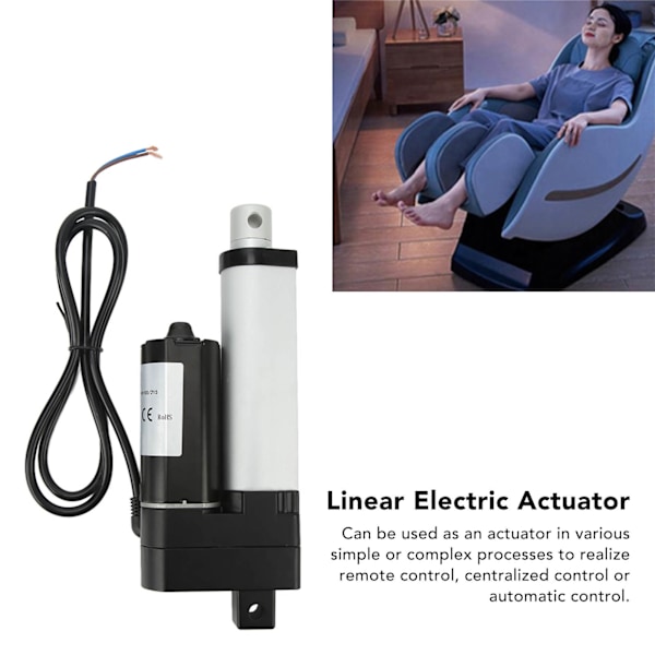 150mm Slaglängd Linjär Aktuator 3000N Motor Aktuator för Elektriskt Lyft System Kamera Stativ 12V