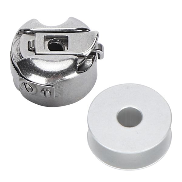 5 st Bobbin Aluminium Sytrådsspole Bobbin Case Låssöm Symaskin Reservdelar