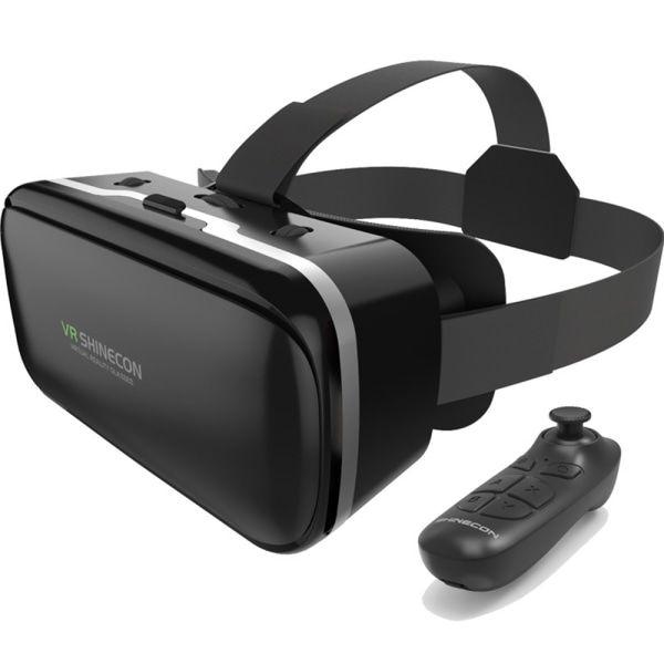 -Säker Universal Vr 3D Virtual Reality-glasögon och Bluetooth