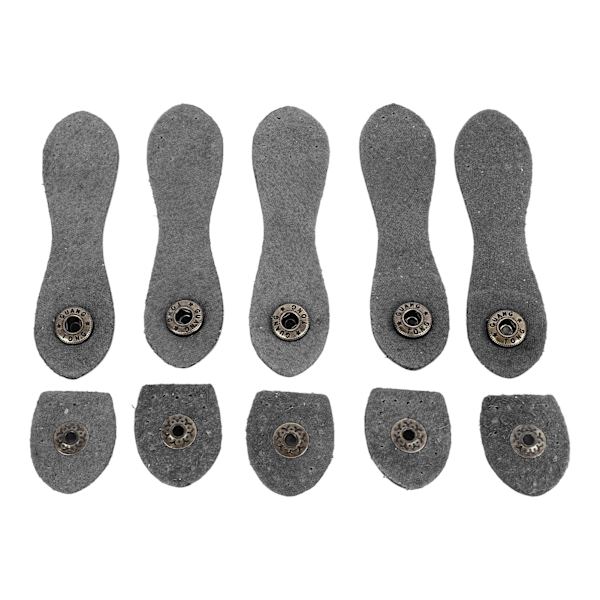 5 set läderknäppspännen mjuka slitstarka DIY sömnad läderflikstängning för handväskor axelväskor plånböcker svart antik mässing tillbehör