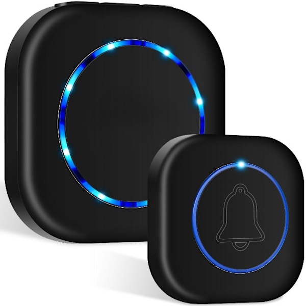 Trådlös dörrklocka 300m räckvidd dörrklocka trådlös uppsättning dörrklocka plug-in IP55