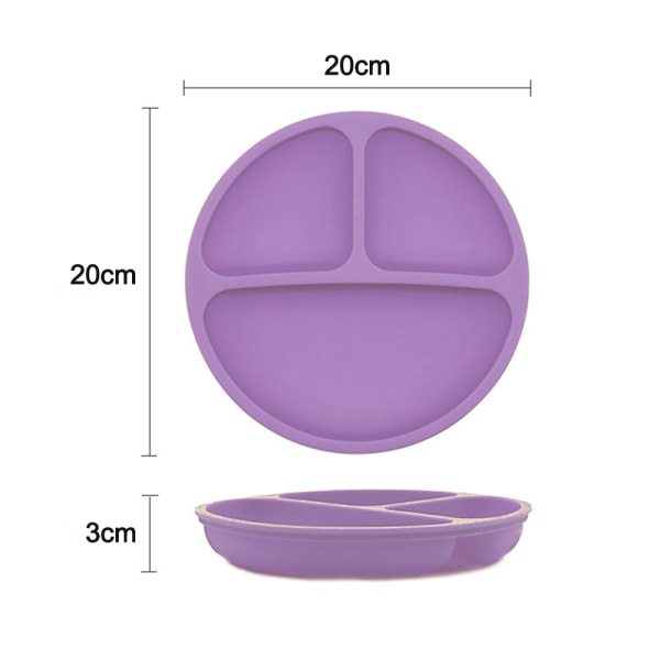 Toddler med sug - Baby Silikondelad Pla blue+pink+purple