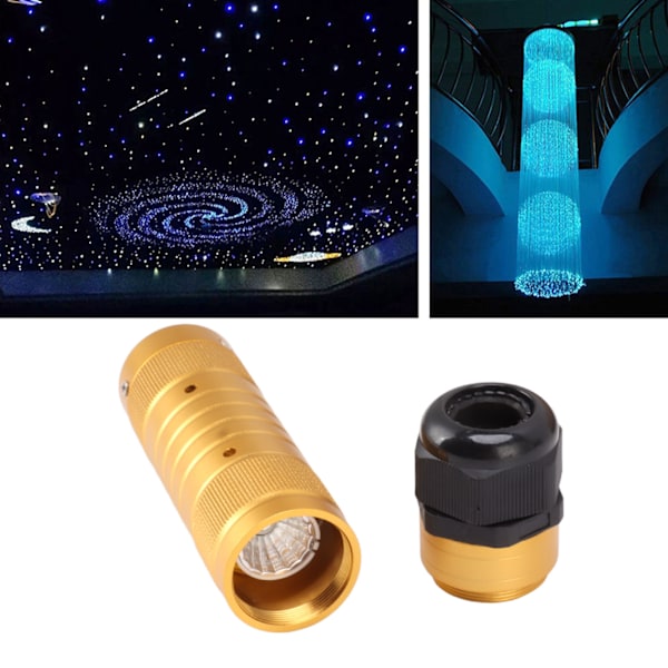 7W Fiberoptisk belysningssats Shooting Star Light Bluetooth LED RGBW Star Takbelysningssats för bil heminredning DC 12V