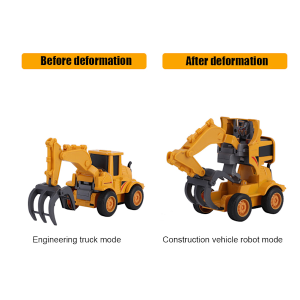Alloy Engineering Vehicle Model 360 Graders Rotation Barnbil Modell Leksak Skrot Hanterare