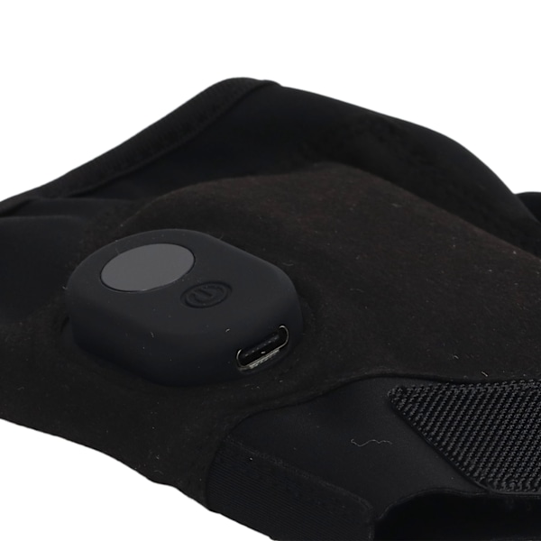 Uppvärmda handskar USB 5V 5W Tre nivåer justering display design halvfinger elektriska uppvärmda handskar för utomhusarbete