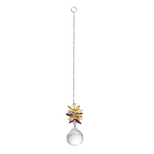 Crystal Ball Prism Suncatcher Charm Chakra, Kristallhänge för