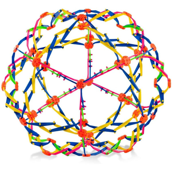 1 st expansibel boll fidget leksak, handfångande andningsblommbollar, större boll infällbar utbytbar magisk blomboll för barn och