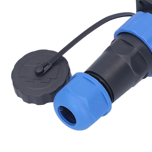 Vattentät Plugguttag Kvadratisk Flygströmkontakt Butt Terminal Adapter AC 380V SP203 Stift