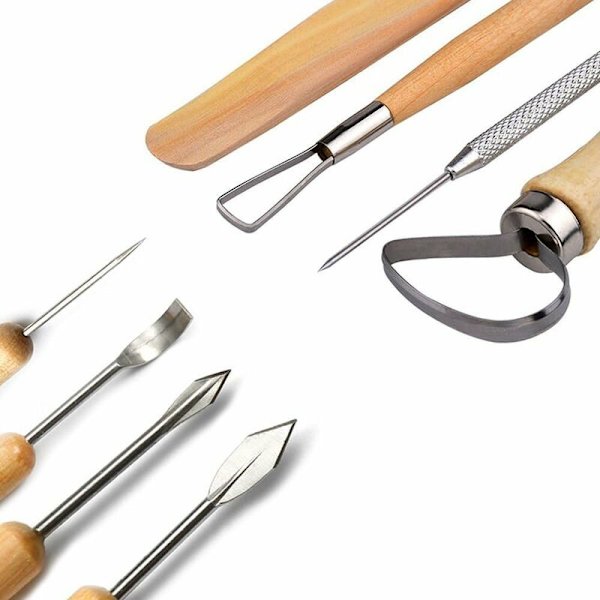 Övriga specialverktyg? Keramikverktyg Skulpturverktyg Lera Mejslar för Krukmakare/Keramiker Kit 30 st-RAPANDA