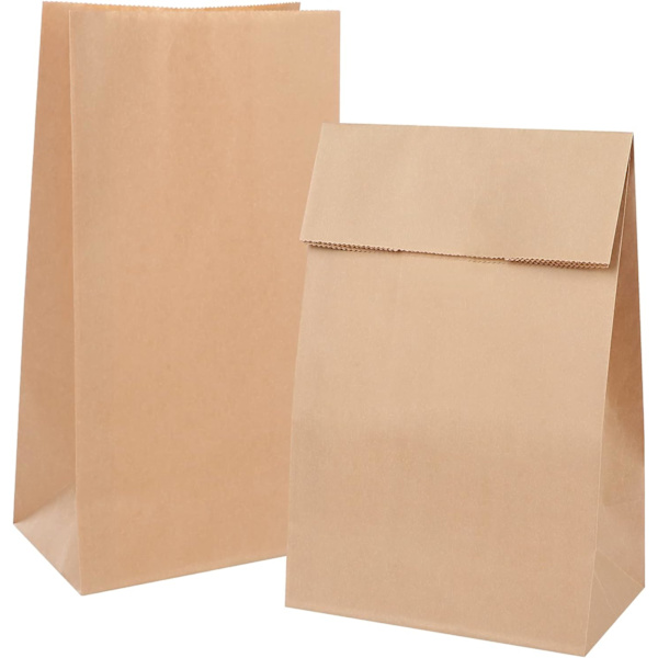 100 st kraftpapper nr 3: 12 * 7 * 22 (70g) gult kraftpapper