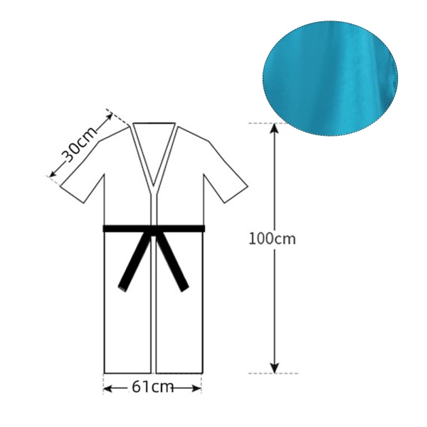 Salong Klient Klänning Robes Frisörsalong Cape Hair Cutting Smock Spa