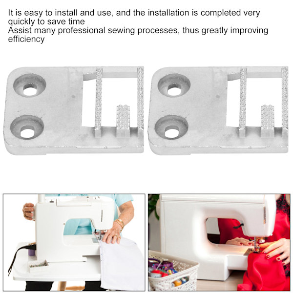2 st Multifunktionell Symaskin Matar Hundformad Nålplatta 735081004 för JANOME