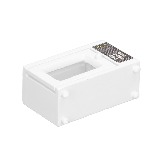 Mini Mikrovågsugn Modell 1:12 Simulering Liv Scen Vivid Delikat Miniatyr Dockhus Dekoration Tillbehör