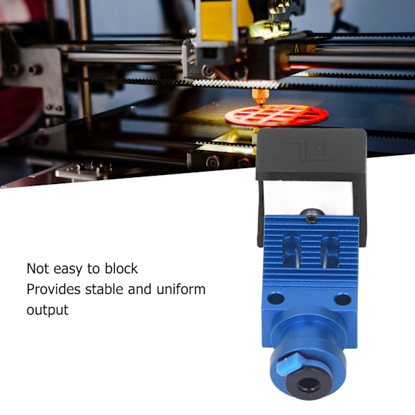 Extruder Hotend Kit Aluminiumlegering Mässing Extruder Hotend för Ender 3 S PRO 3D-skrivare Blå
