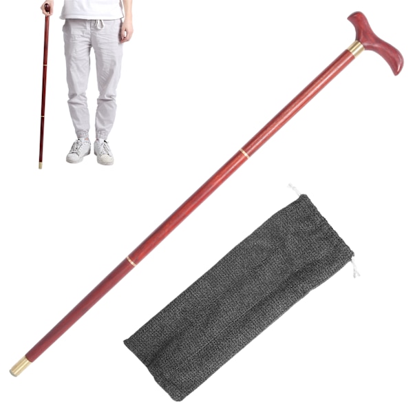 3 Sektioner Trä Käpp Bergklättring Hand Käpp för Äldre
