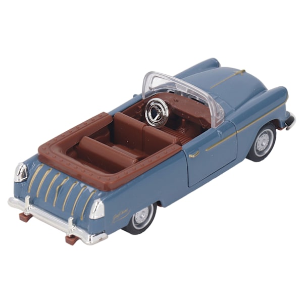 1:32 Konvertibel Sportbil Modell Metall Legering Realistisk Cool Batteridriven 1/32 Sportbil Simulering Leksak Blå