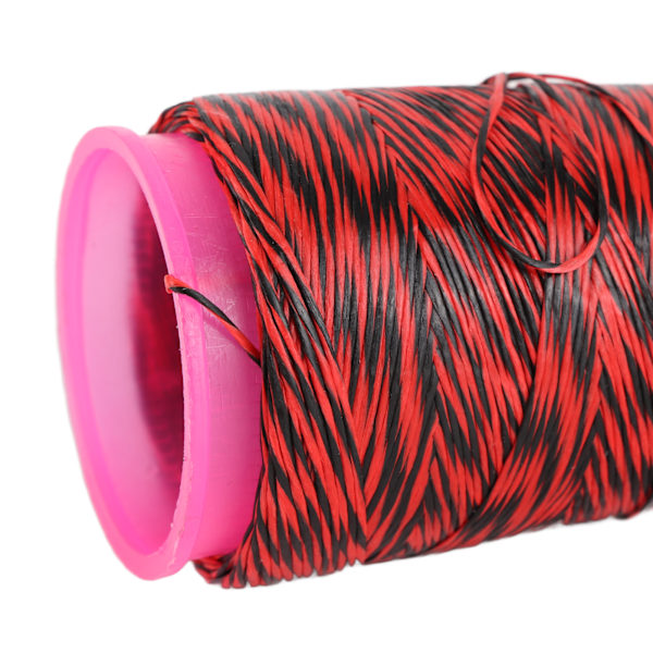 Bågsensträng Material Cord String Rep Tråd Recurve Compound Armborst Rep String för Skytte Bågskytte Svart Röd