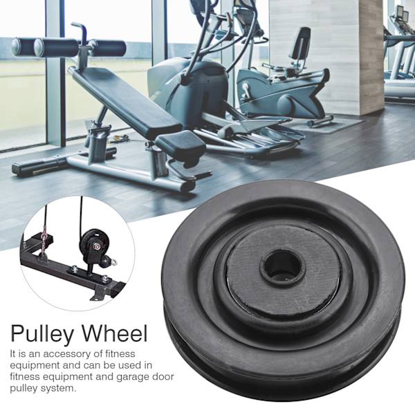 10 st universella remskivor Fitness lyftutrustning tillbehör Nylon lagerkärna 75 mm
