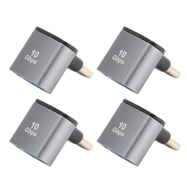 4stk Rätvinklig USB C till USB Adapter 10Gbps Hög Hastighet 90 Graders Usb Hona till Typ C Hane Adapter för Telefon Laptop