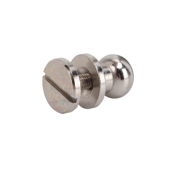 20 set mässingsnitar silver slitstyrka DIY-projekttillbehör för bälteshandväskor 10x8mm