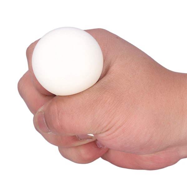24 st Bun Vent Ball Ångestlindring Bekväm Simulering Dumpling Squishy Stressboll för Äldre Barn och Vuxna Vit 5,5x4,5cm/2,2x1,8in