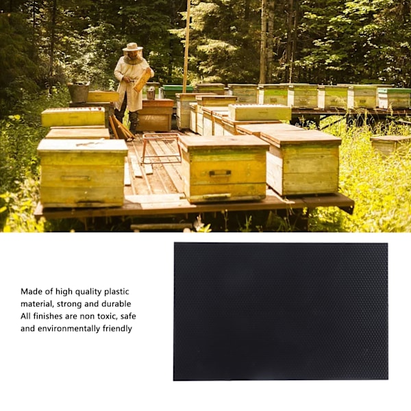 3 st Bivax Fundament Plast Bihusvax Fundament Biodling Verktyg Utrustning